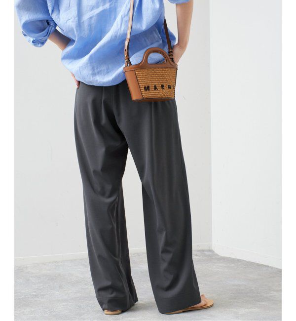 Spick and Span「《追加2》ドライストレッチイージーパンツ」|スラックス|