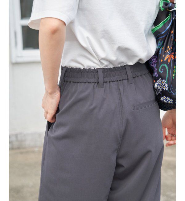 Spick and Span「《追加2》ドライストレッチイージーパンツ」|スラックス|