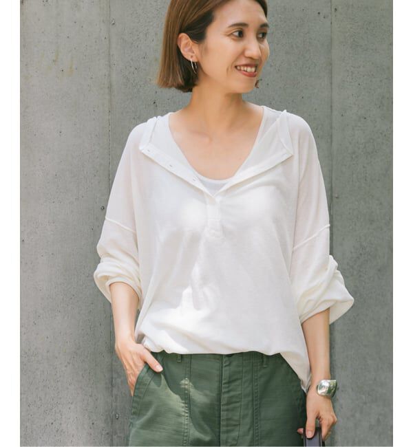 FRAMeWORK「≪追加≫サーフニットヘンリーTee」|Tシャツ・カットソー|