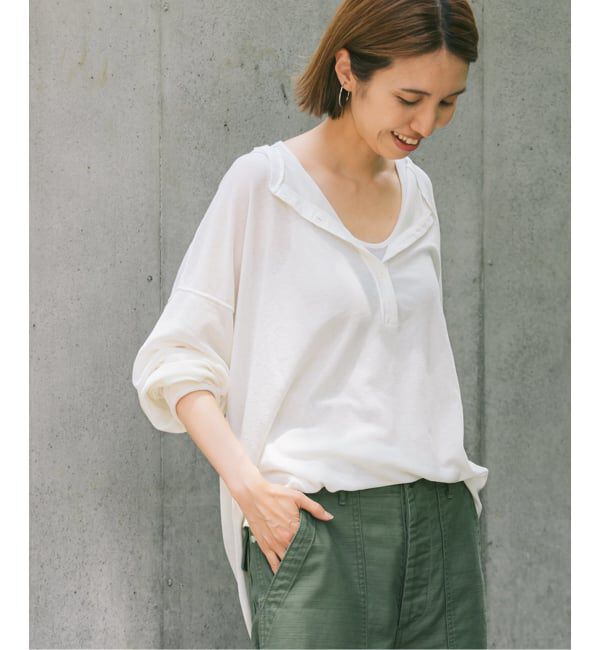 FRAMeWORK「≪追加≫サーフニットヘンリーTee」|Tシャツ・カットソー|