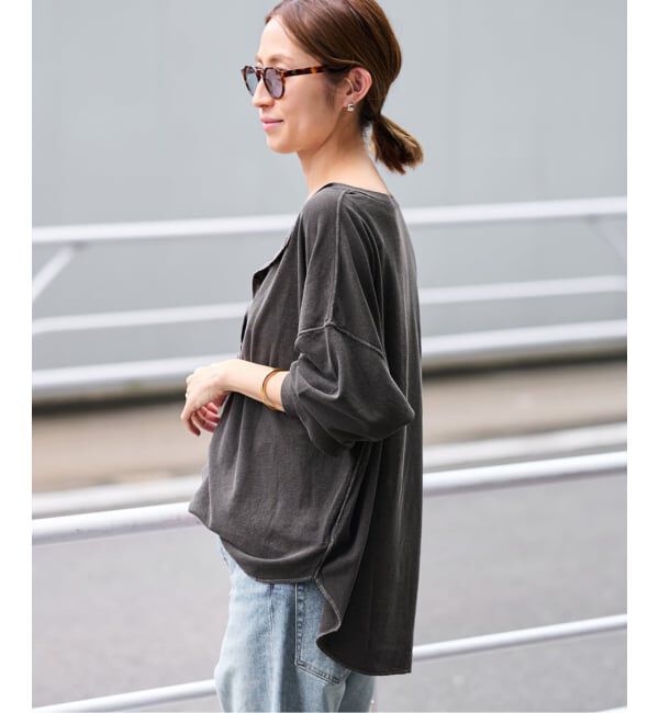 FRAMeWORK「≪追加≫サーフニットヘンリーTee」|Tシャツ・カットソー|