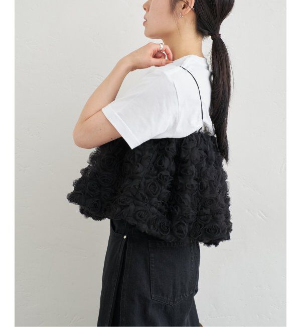 U by SPICK&SPAN「フラワーチュールベアブラウス」|シャツ・ブラウス|