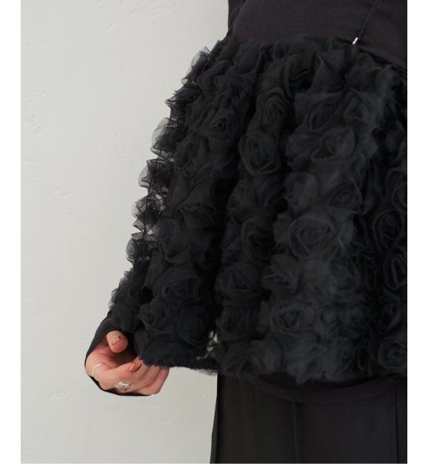 U by SPICK&SPAN「フラワーチュールベアブラウス」|シャツ・ブラウス|