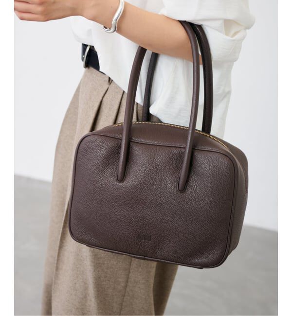 FRAMeWORK「MOFIORA / モフィオラ BOX」|ハンドバッグ|ブラウン