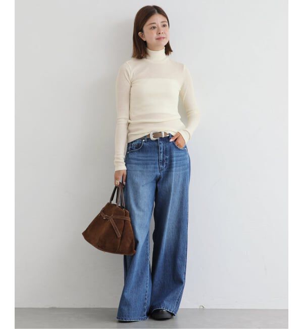 U by SPICK&SPAN「ウォッシャブルウールタートルネックトップス」|Tシャツ・カットソー|