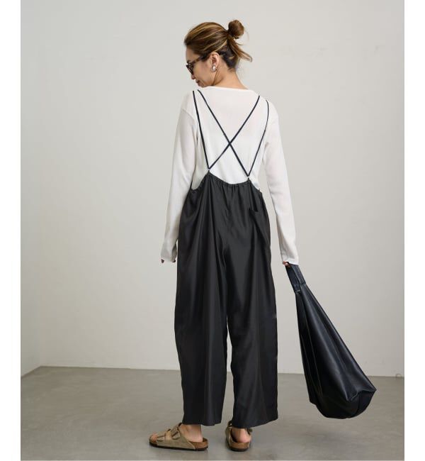 FRAMeWORK「≪WEB限定 / 追加≫キュプラツイルキャミサロペット 3」|オールインワン|