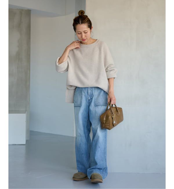 FRAMeWORK「≪追加≫ラグランスリーブ ワイドプルオーバー 3」|ニット・セーター|