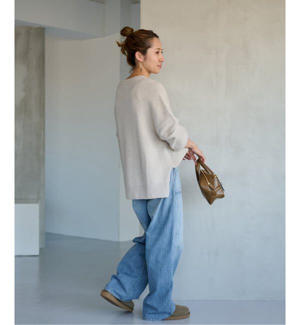 FRAMeWORK「≪追加≫ラグランスリーブ ワイドプルオーバー 3」|ニット・セーター|