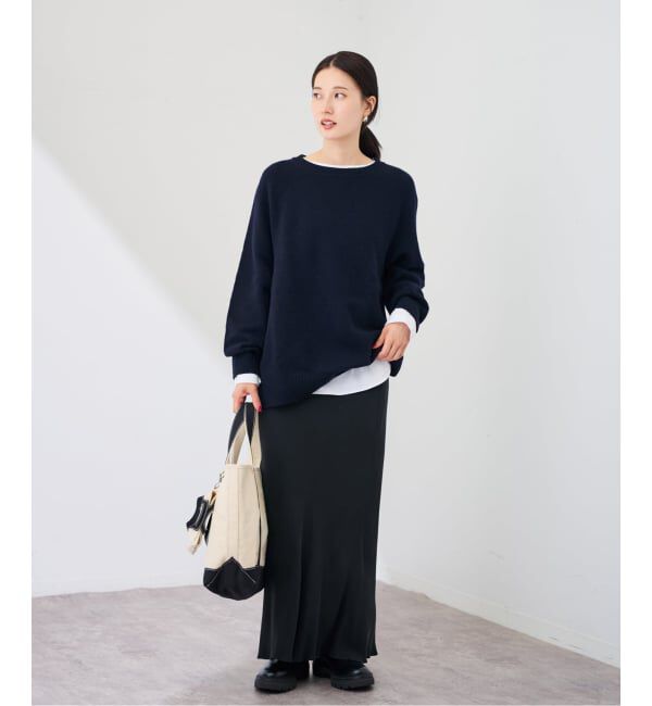 FRAMeWORK「≪追加≫ラグランスリーブ ワイドプルオーバー 3」|ニット・セーター|