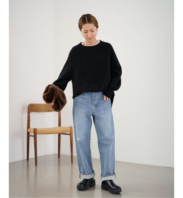 FRAMeWORK「≪追加≫ラグランスリーブ ワイドプルオーバー 3」|ニット・セーター|