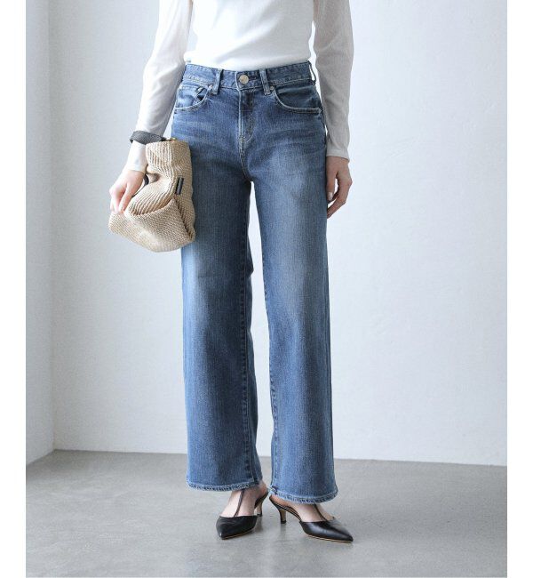  「【洗える】RED CARD TOKYO/レッドカードトーキョー 35th Anniv. Wide denim」|デニム|ブルー