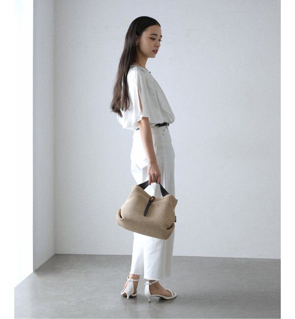  「【洗える】2WAYラッフルブラウス」|シャツ・ブラウス|