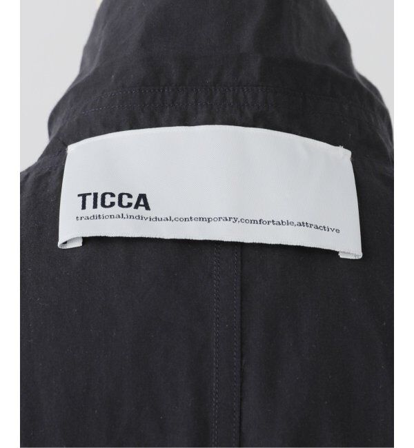  「【洗える】TICCA/ティッカ ハーフシャツジャケット」|テーラードジャケット|