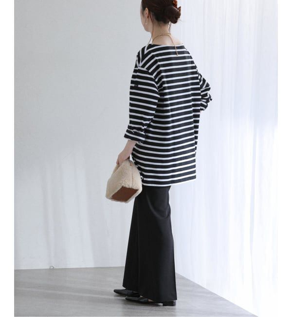  「【洗える】Le Minor/ルミノア ボーダープルオーバー」|Tシャツ・カットソー|