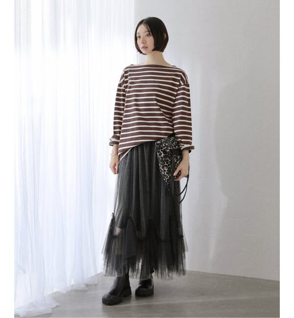  「【洗える】Le Minor/ルミノア ボーダープルオーバー」|Tシャツ・カットソー|