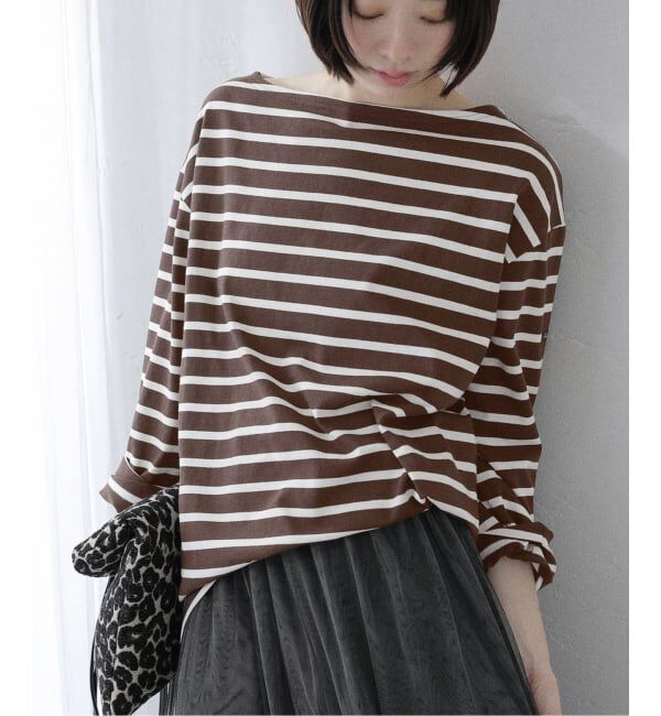  「【洗える】Le Minor/ルミノア ボーダープルオーバー」|Tシャツ・カットソー|