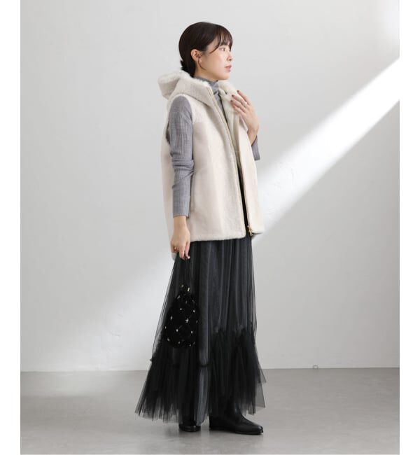  「LISA CONTE/リサコンテ ファーベスト」|ダウンベスト・ベスト|