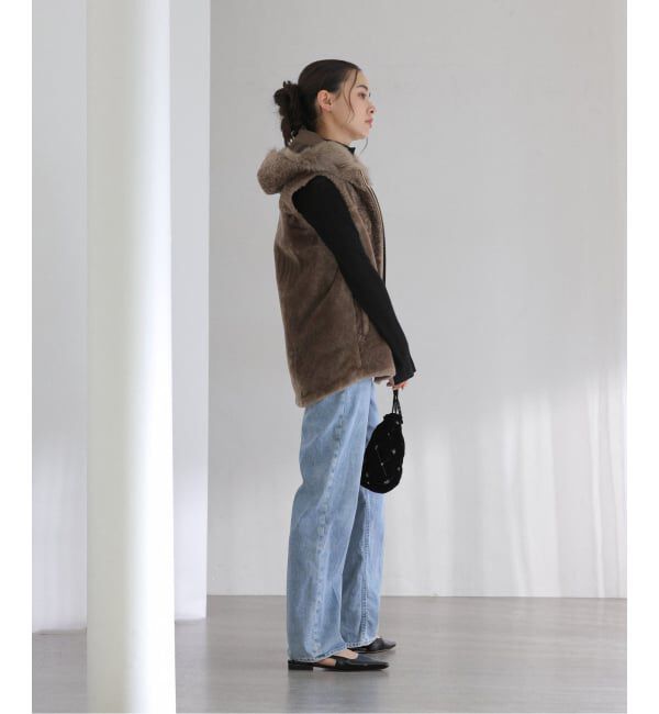  「LISA CONTE/リサコンテ ファーベスト」|ダウンベスト・ベスト|