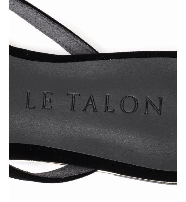  「ベルベットトングサンダル」|サンダル|