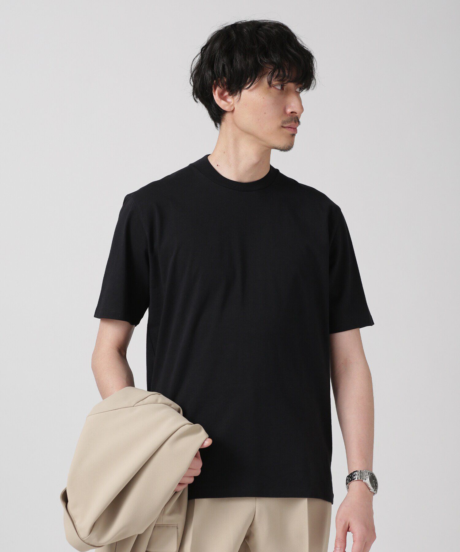 nano･universe「LB.03/ジャケT 半袖」|Tシャツ・カットソー|