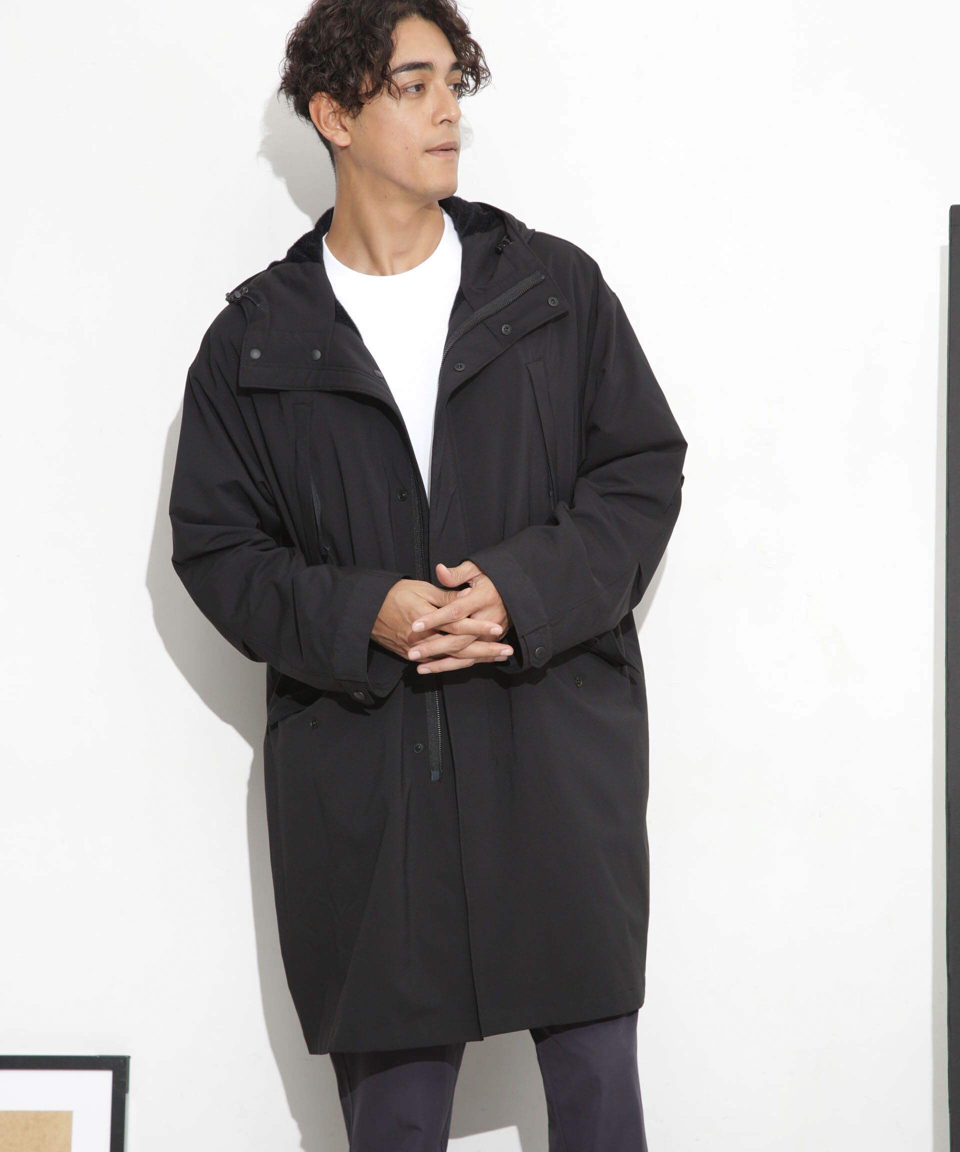 nano･universe「「Octa(R) CPCP(R)」ウォータープルーフ ライトフーディーコート」|その他|