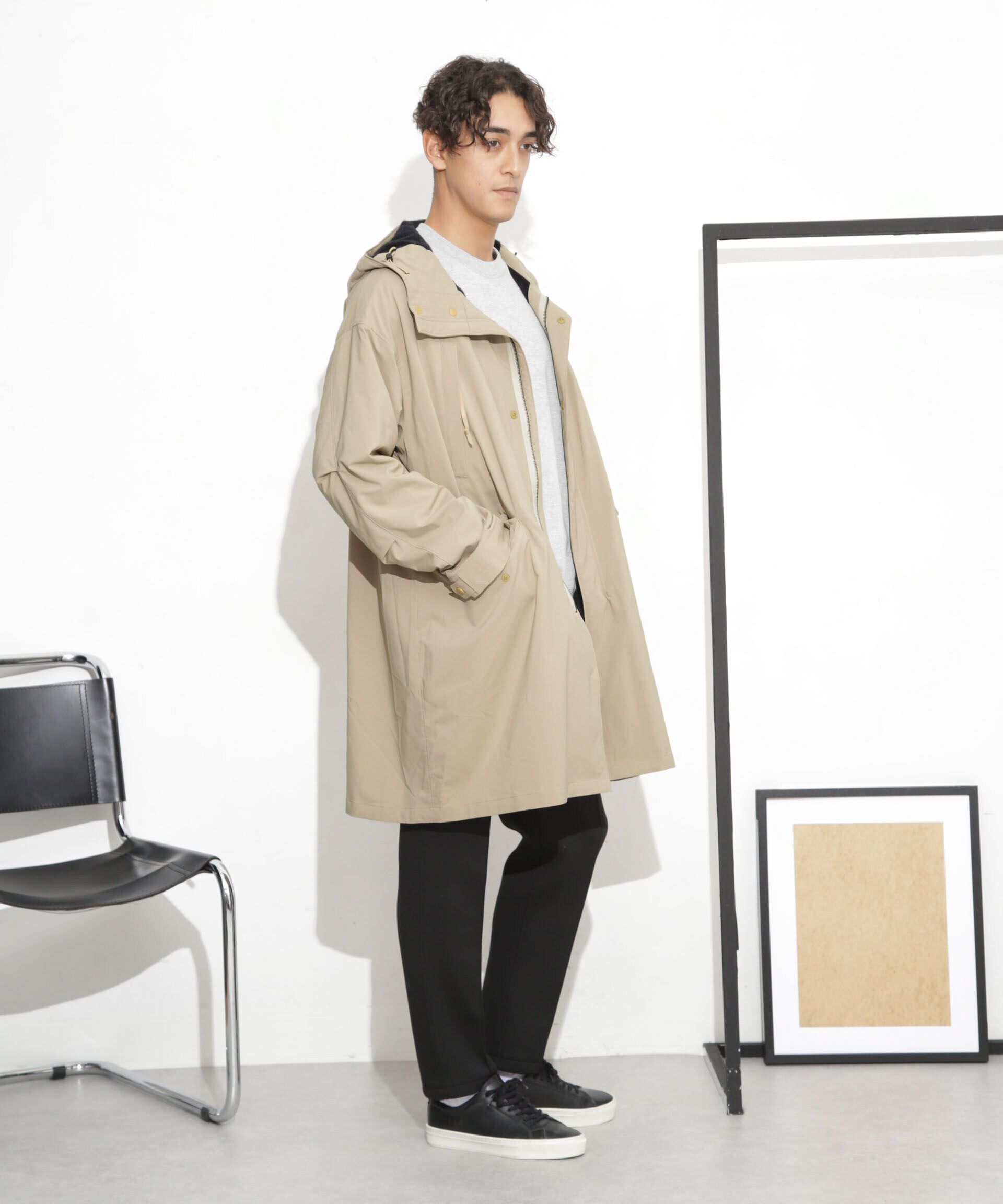 nano･universe「「Octa(R) CPCP(R)」ウォータープルーフ ライトフーディーコート」|その他|