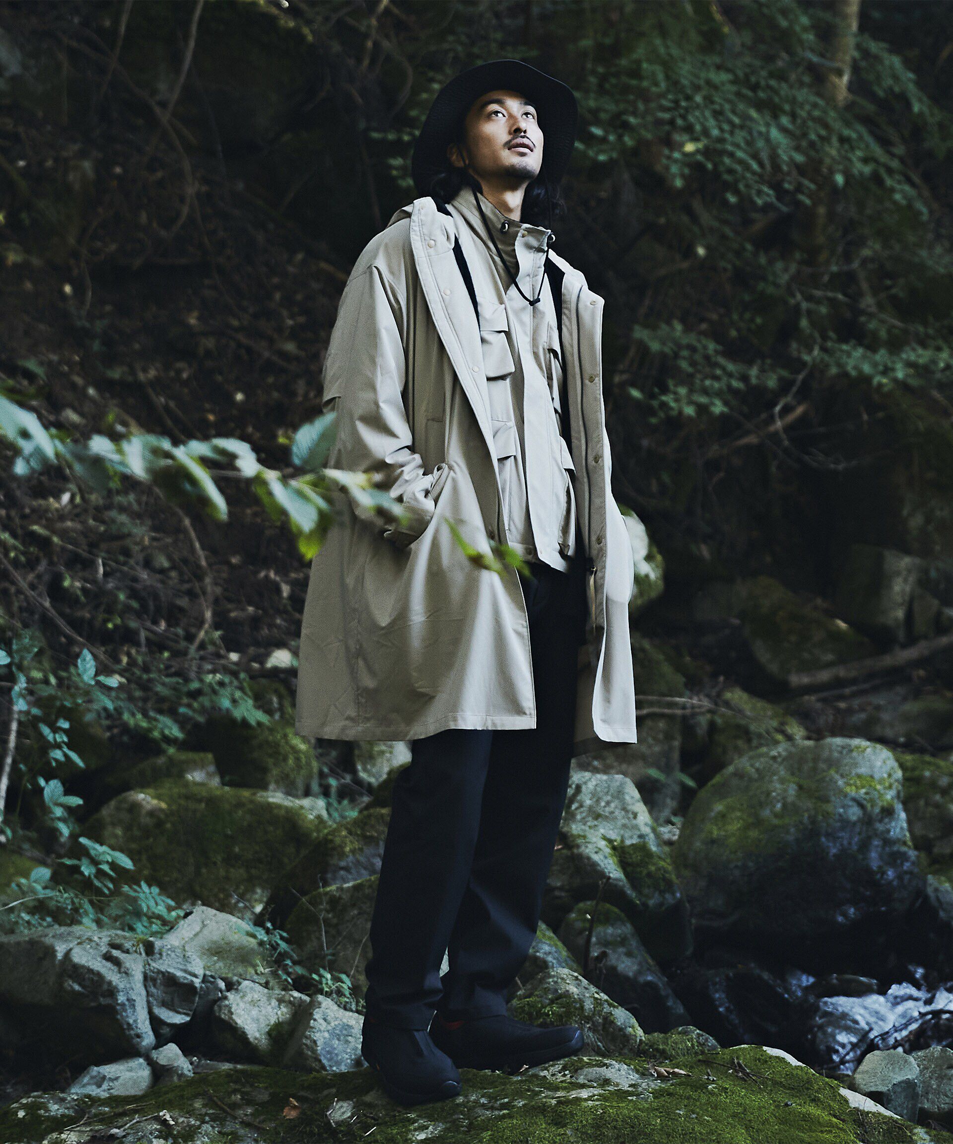 nano･universe「「Octa(R) CPCP(R)」ウォータープルーフ ライトフーディーコート」|その他|