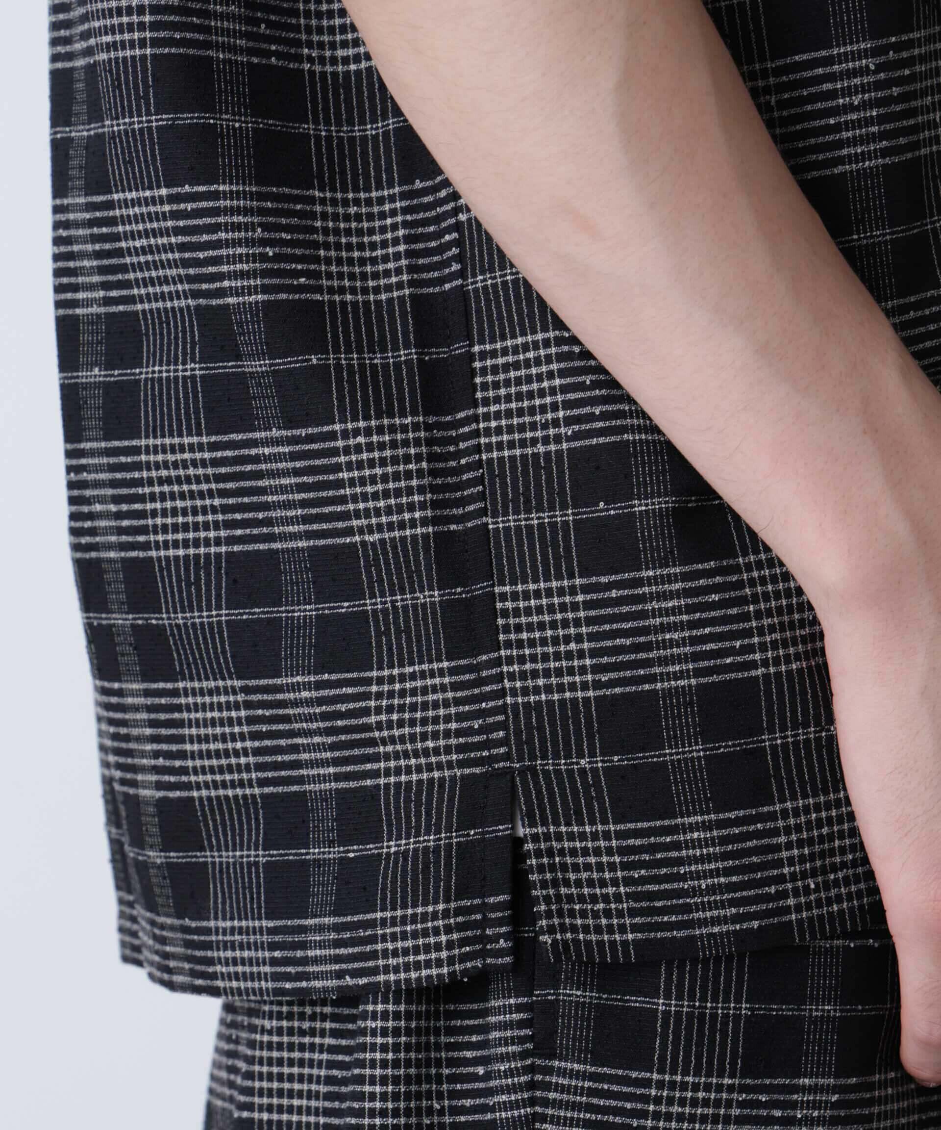 nano･universe「ブークレチェックオープンカラーシャツ」|シャツ・ブラウス|