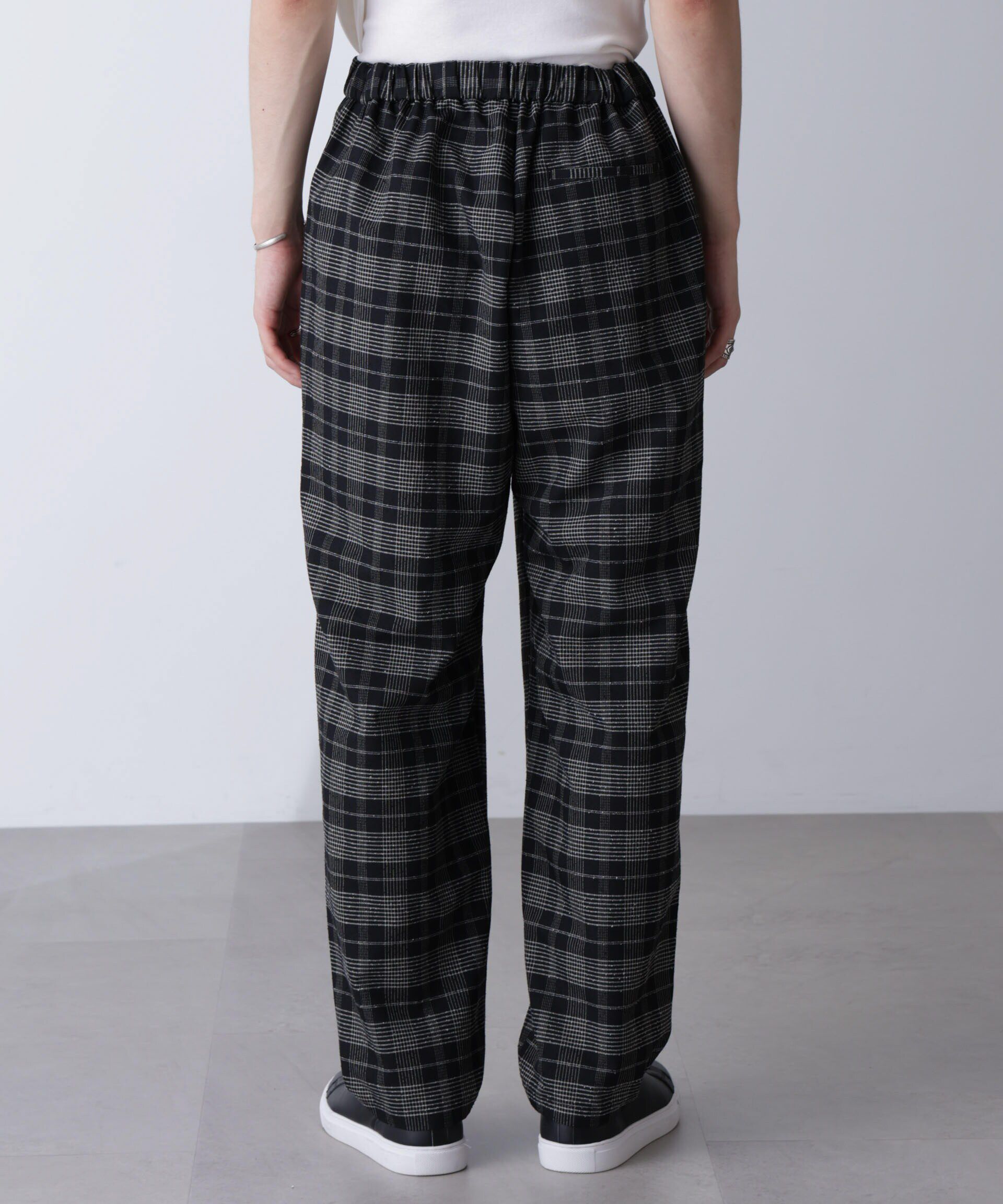 nano･universe「ブークレチェックイージーパンツ」|チノ|