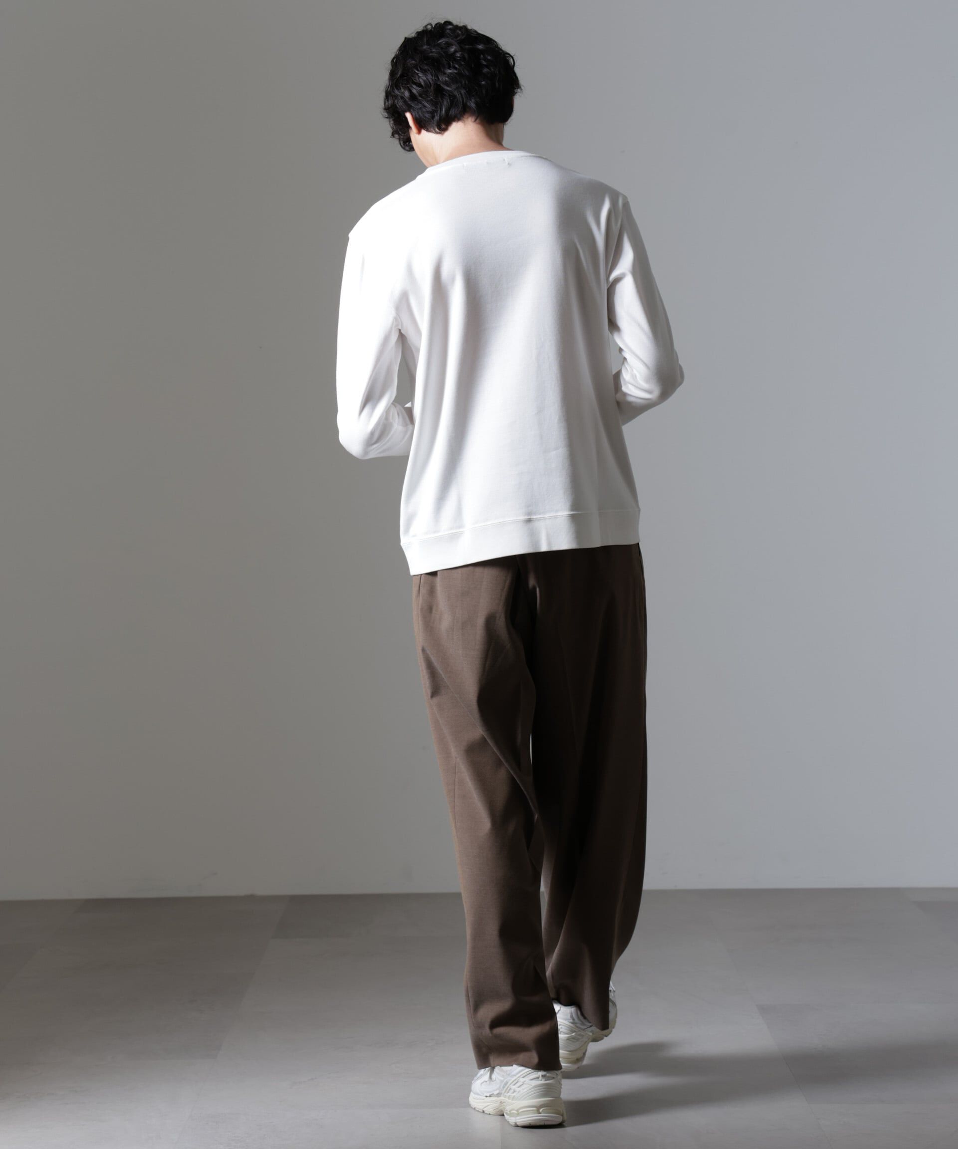 nano･universe「｢FORMAL JERSEY｣クルーネックカットソー長袖」|Tシャツ・カットソー|