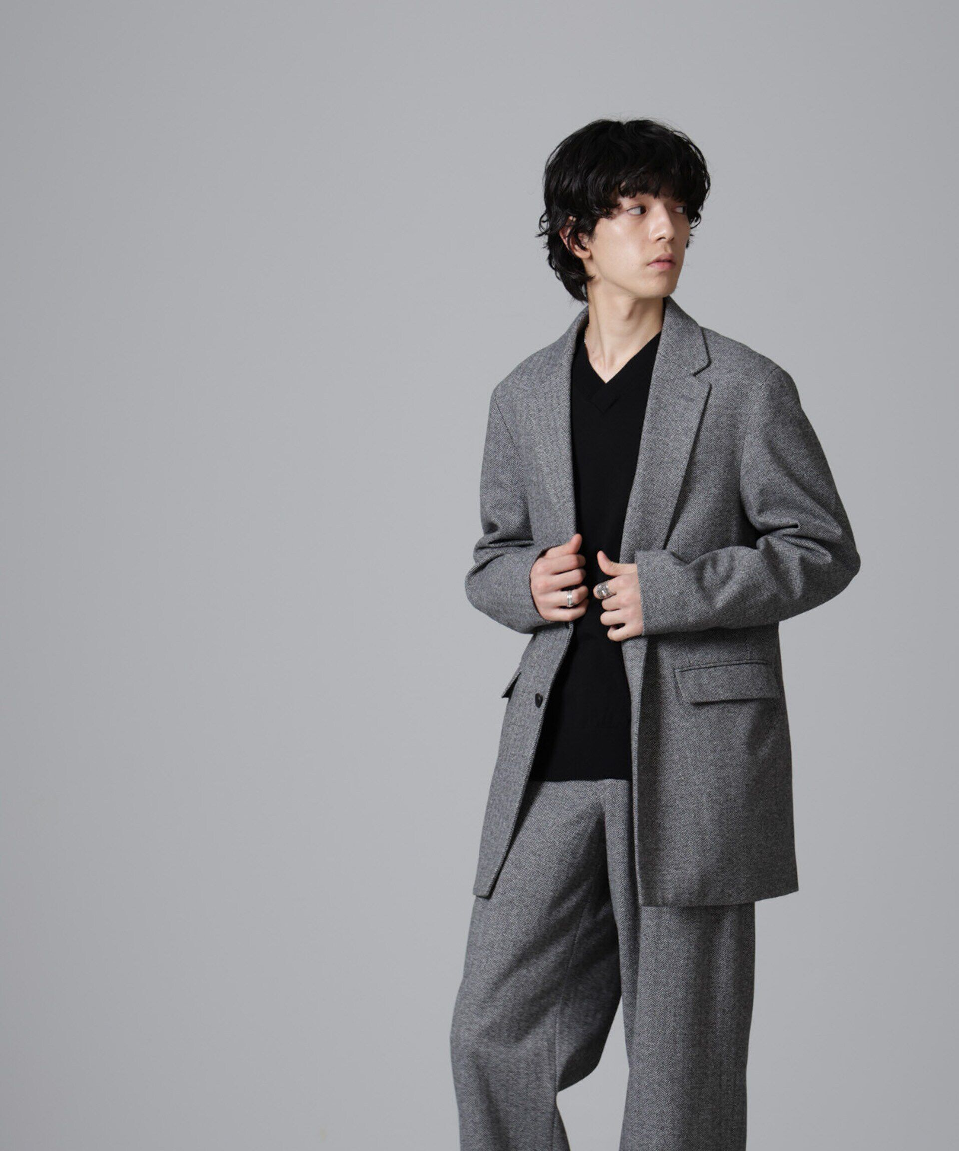 nano･universe「ツイードライク オーバージャケット」|その他|