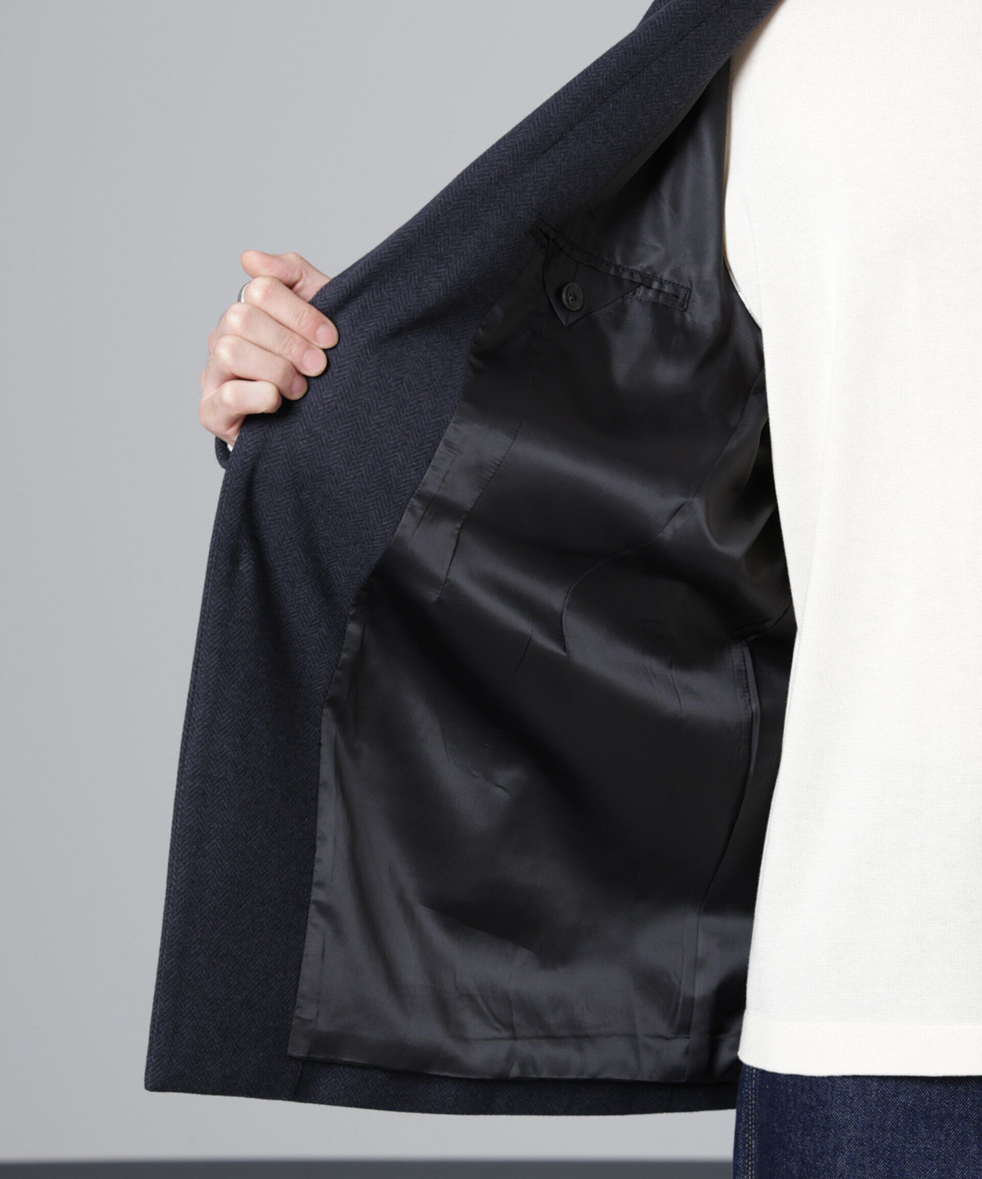 nano･universe「ツイードライク オーバージャケット」|その他|