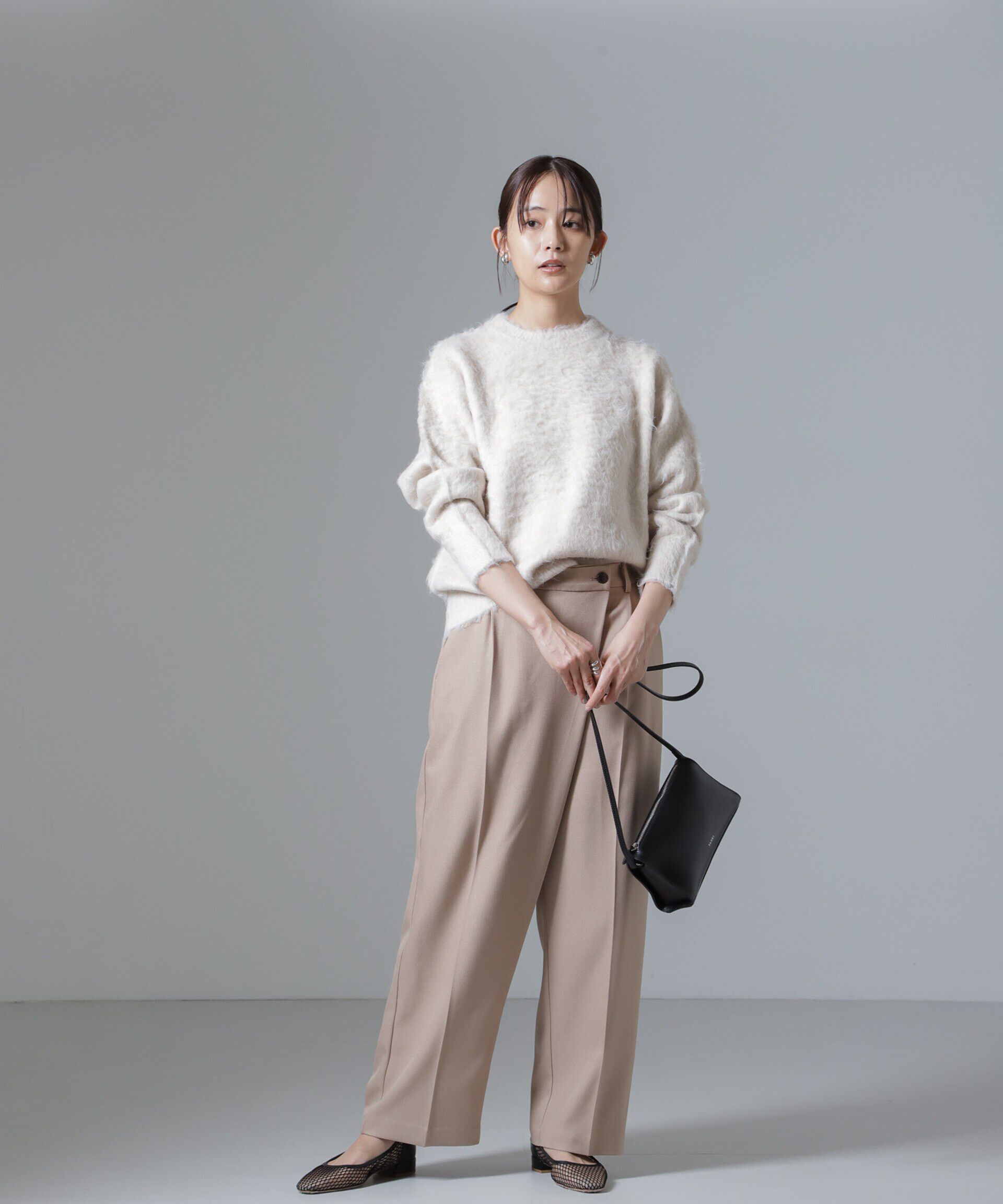 nano･universe「シャギークルーネックニットプルオーバー」|ニット・セーター|