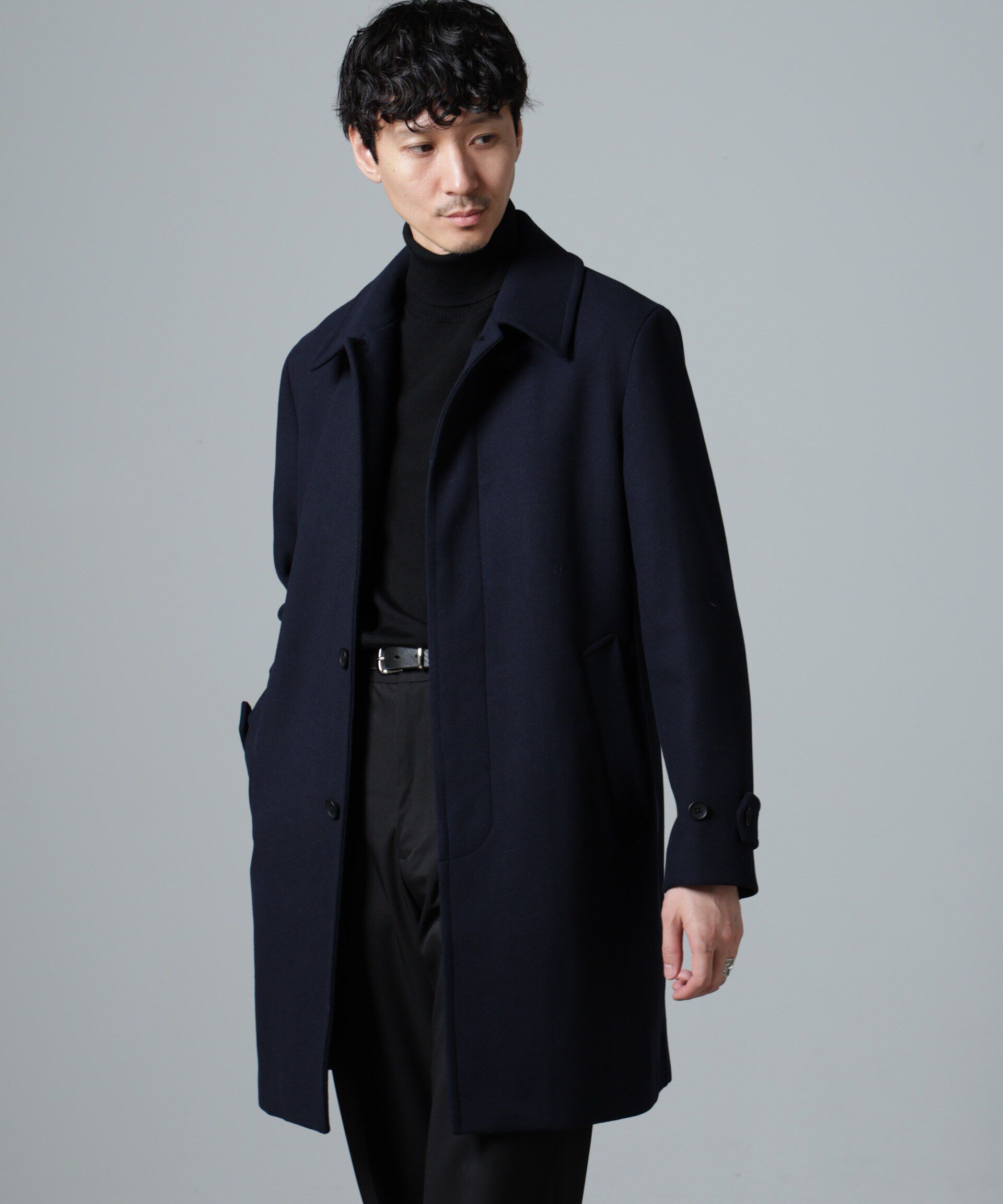 nano･universe「ウールブレンドメルトンステンカラーコート」|その他|