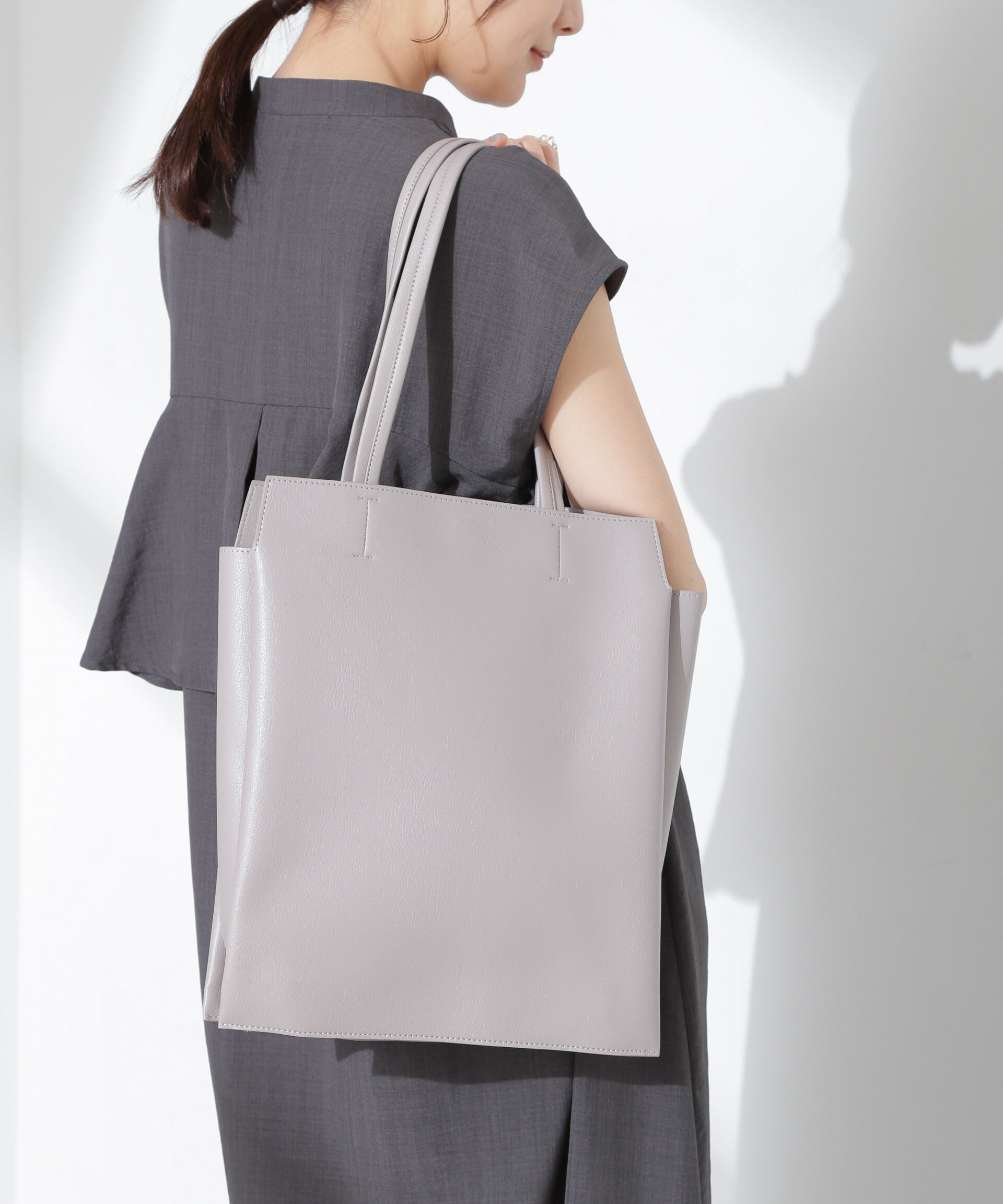 nano･universe「縦長トートバッグ」|ショルダー・メッセンジャー|