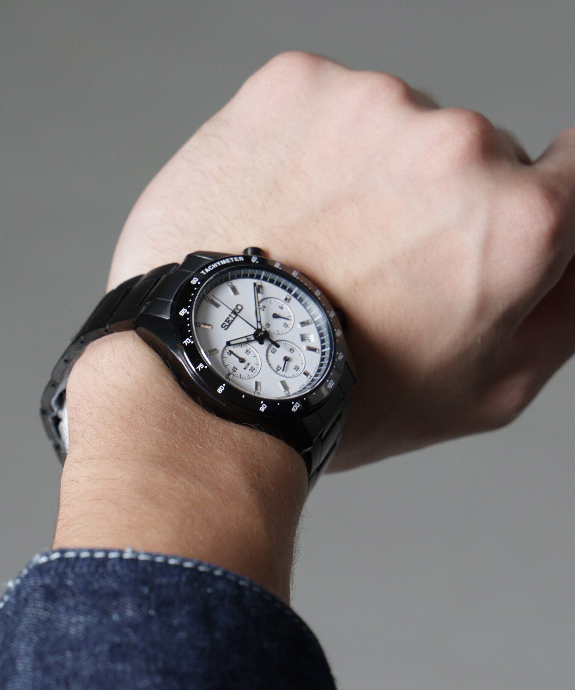 nano･universe「SEIKO/別注セイコー&times;ナノ・ユニバース クオーツクロノグラフ」|腕時計|