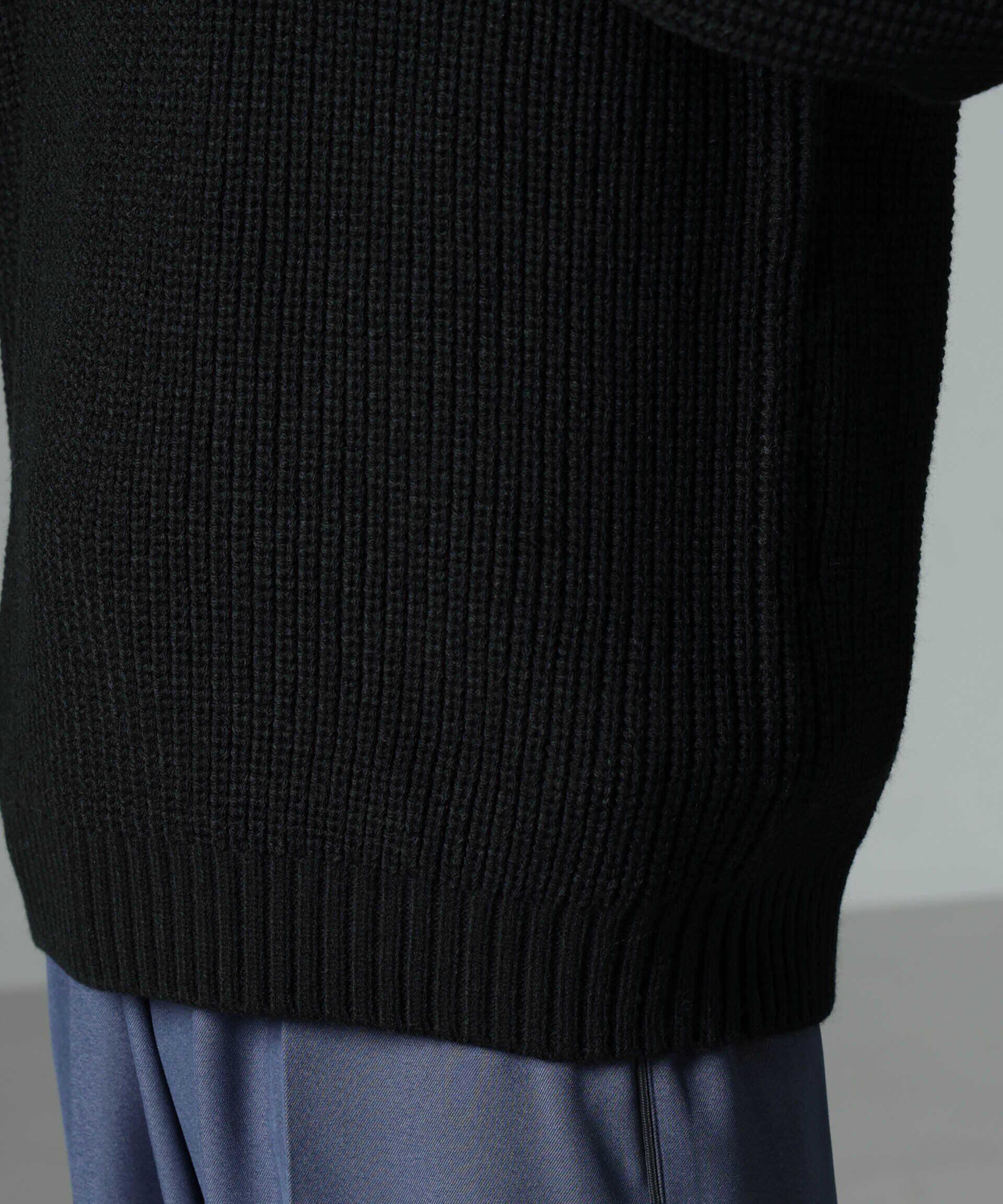 nano･universe「リラックス畦ニット」|ニット・セーター|