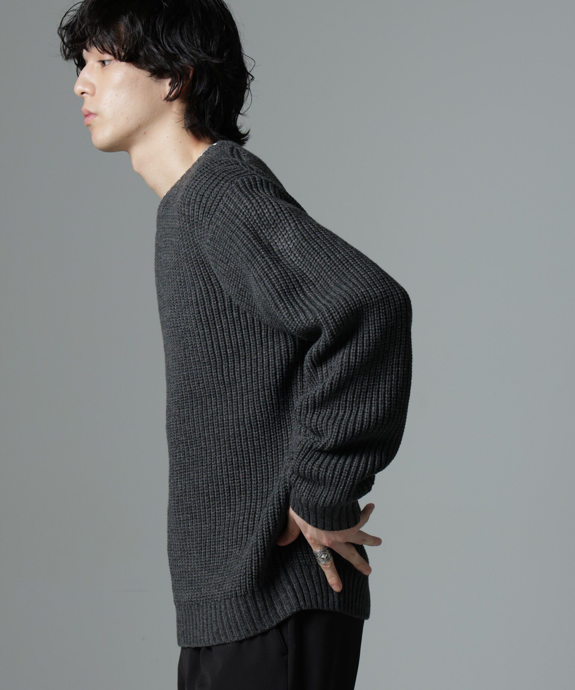 nano･universe「リラックス畦ニット」|ニット・セーター|