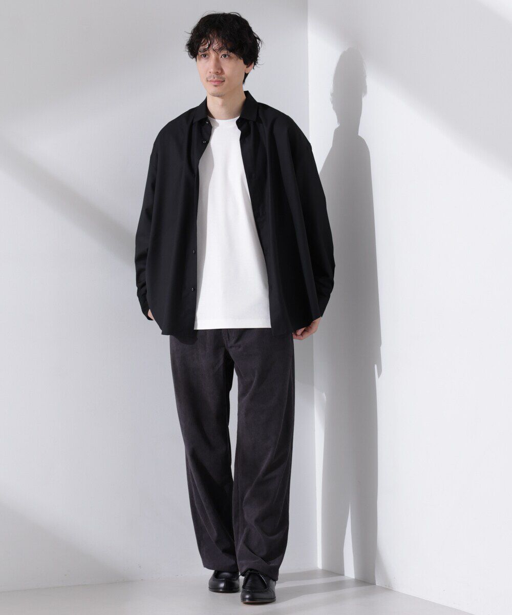 nano･universe「ビッグドレープシャツ 長袖」|シャツ・ブラウス|