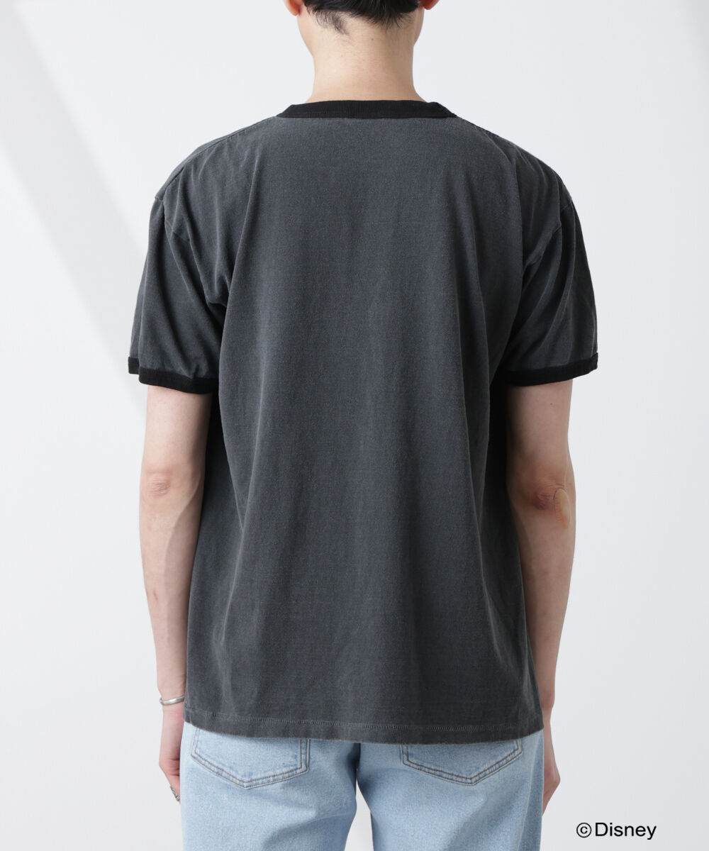 nano･universe「「NJ/CLUB」ミッキーマウス / フェードリンガーTシャツ半袖」|Tシャツ・カットソー|