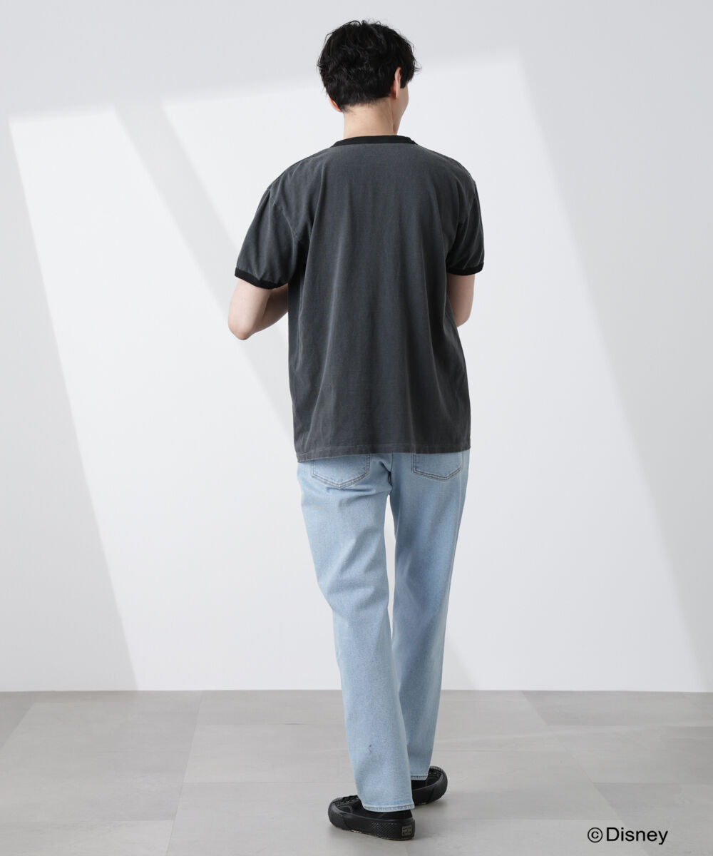 nano･universe「「NJ/CLUB」ミッキーマウス / フェードリンガーTシャツ半袖」|Tシャツ・カットソー|