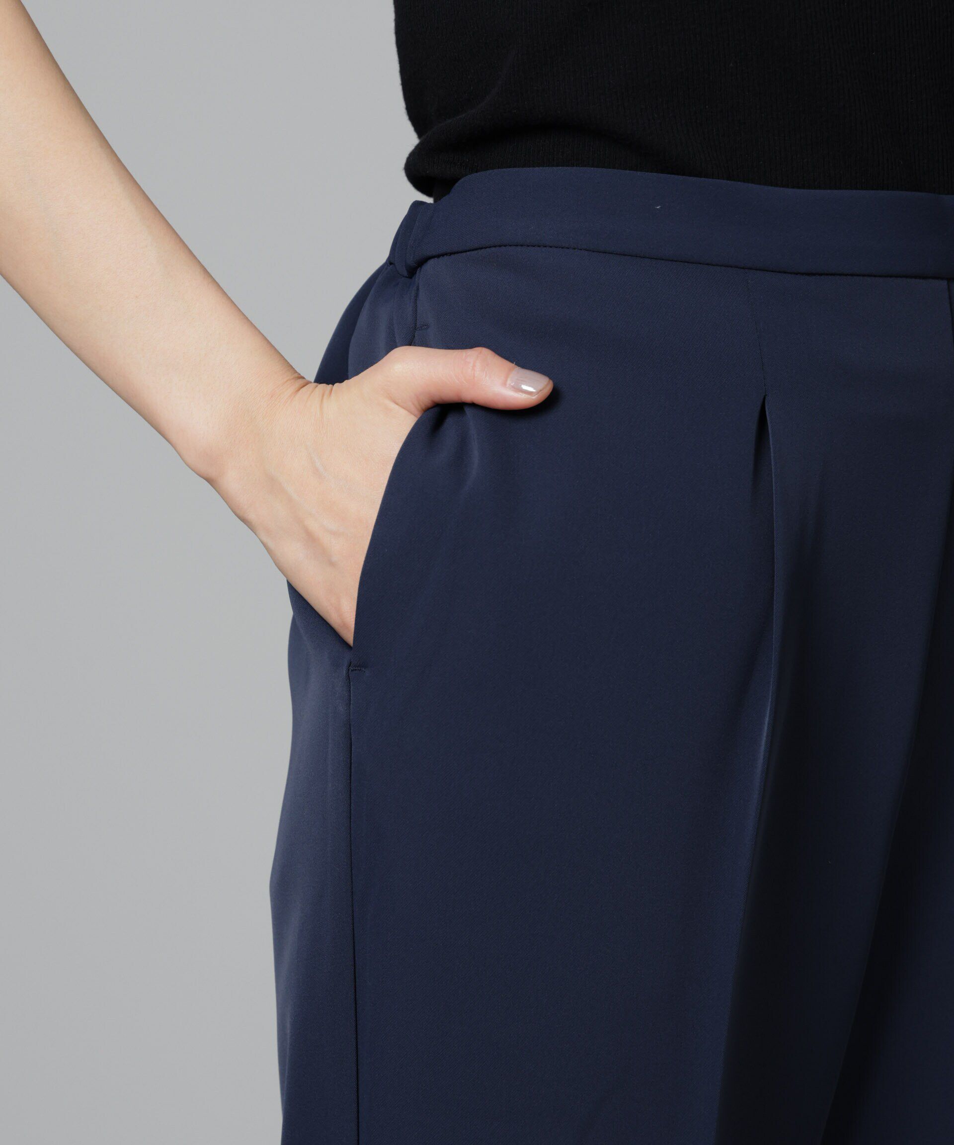 nano･universe「troisiemechaco/ダブルクロス セットアップパンツ」|スーツ|