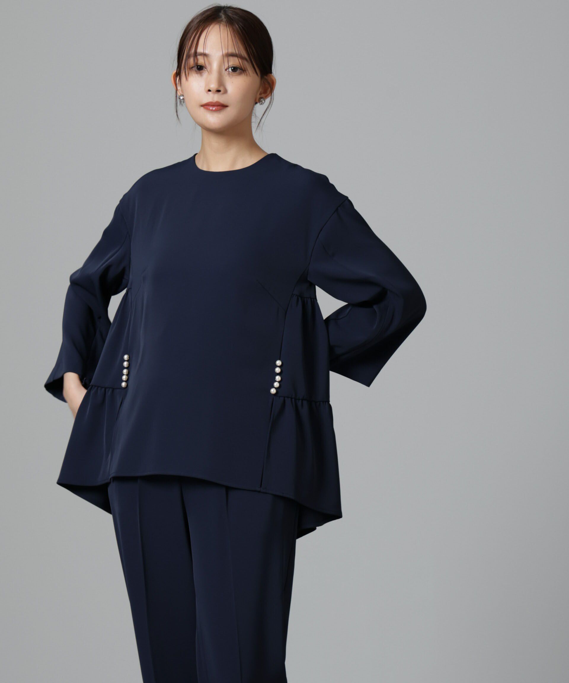 nano･universe「troisiemechaco/ダブルクロス セットアップパンツ」|スーツ|