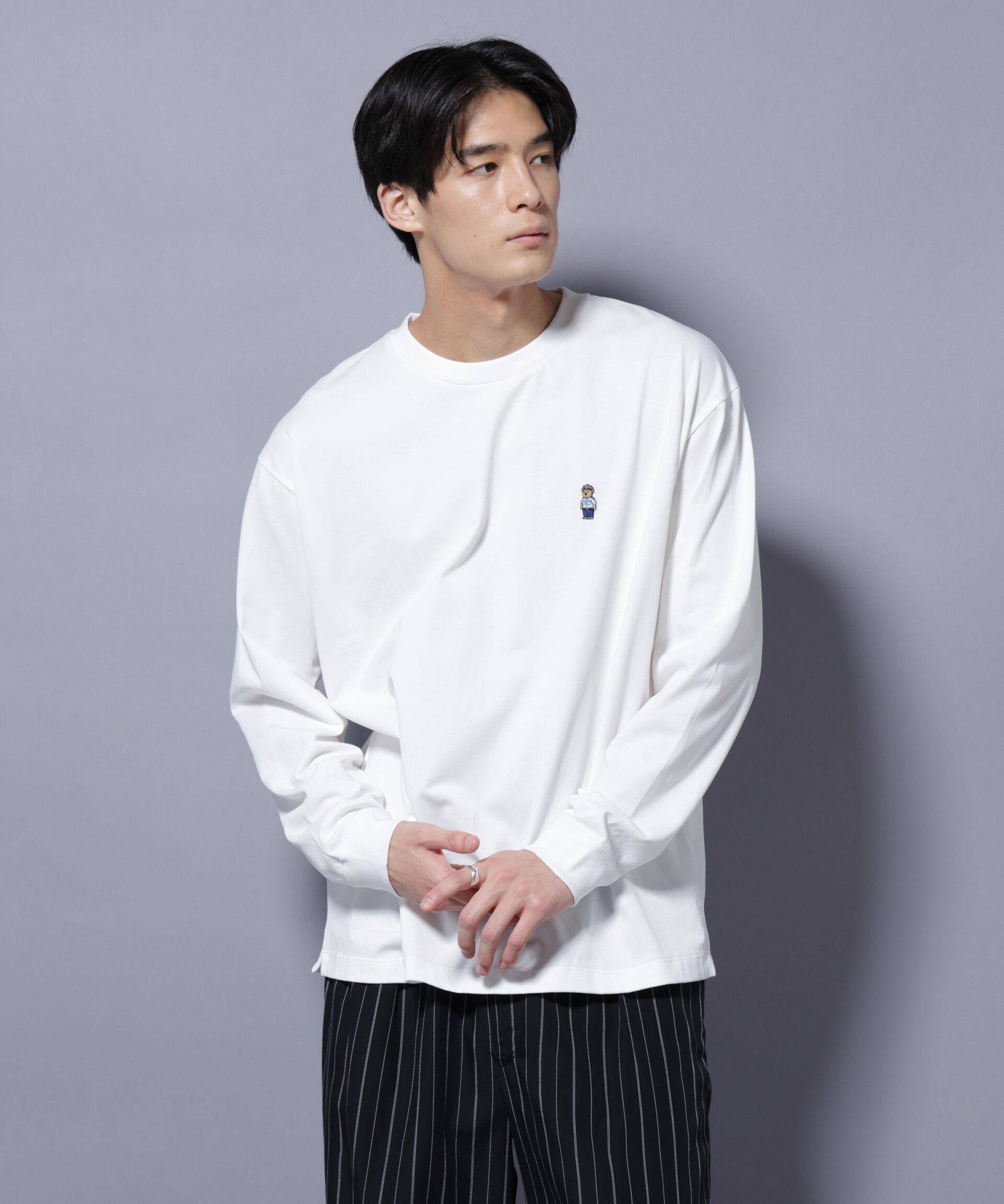 nano･universe「ナノベア Tシャツ 長袖 working」|Tシャツ・カットソー|