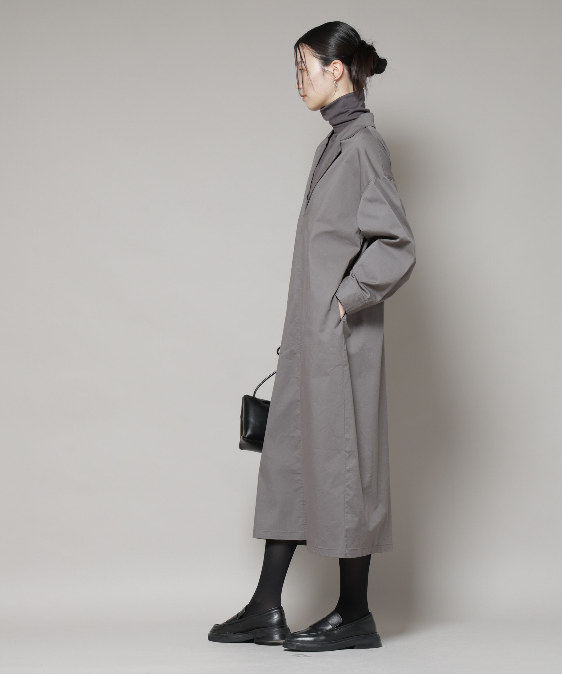 nano･universe「テーラードカラーロングワンピース」|ワンピース|