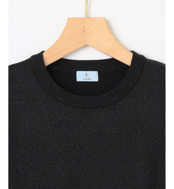 組曲「【WEB限定・2SET】5分袖ラメ入りアンサンブルニット」|カーディガン|