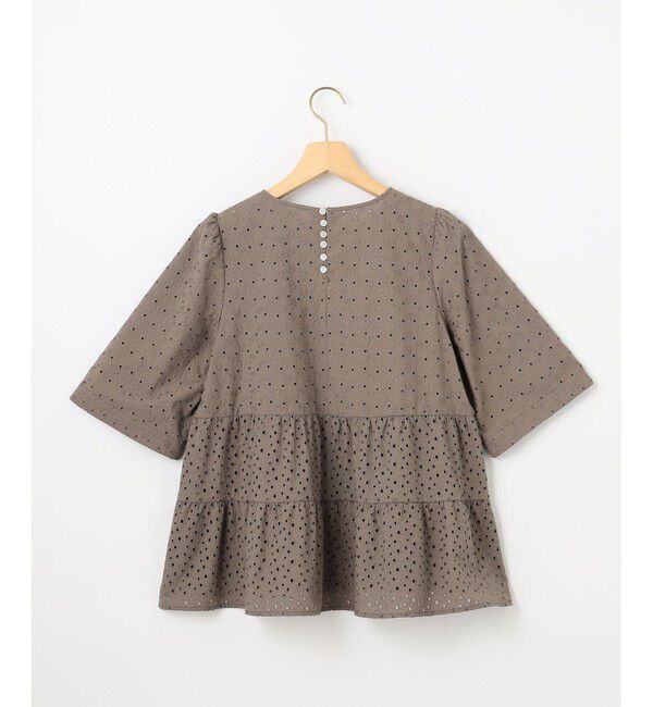 組曲「【新色追加】エンブロイダリーレースフリル ブラウス」|シャツ・ブラウス|