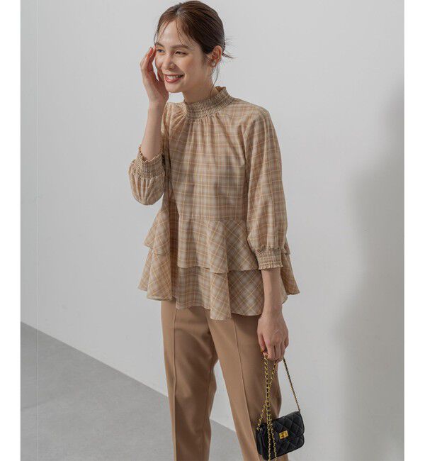 組曲「ライトトロピカルティアード ブラウス」|シャツ・ブラウス|