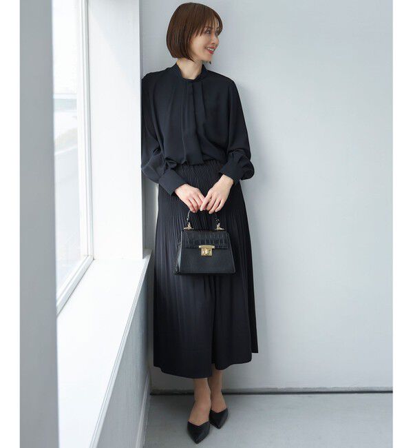 自由区「【カタログ掲載・セットアップ対応】ライトサテン ブラウス」|シャツ・ブラウス|