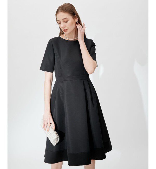 23区「【APPLAUDIR】グログラン ロイヤルドレス」|ドレス|ブラック系